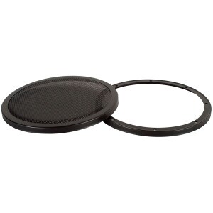 Parts Express Steel Mesh 2-Piece Grille for 12" Speaker Black